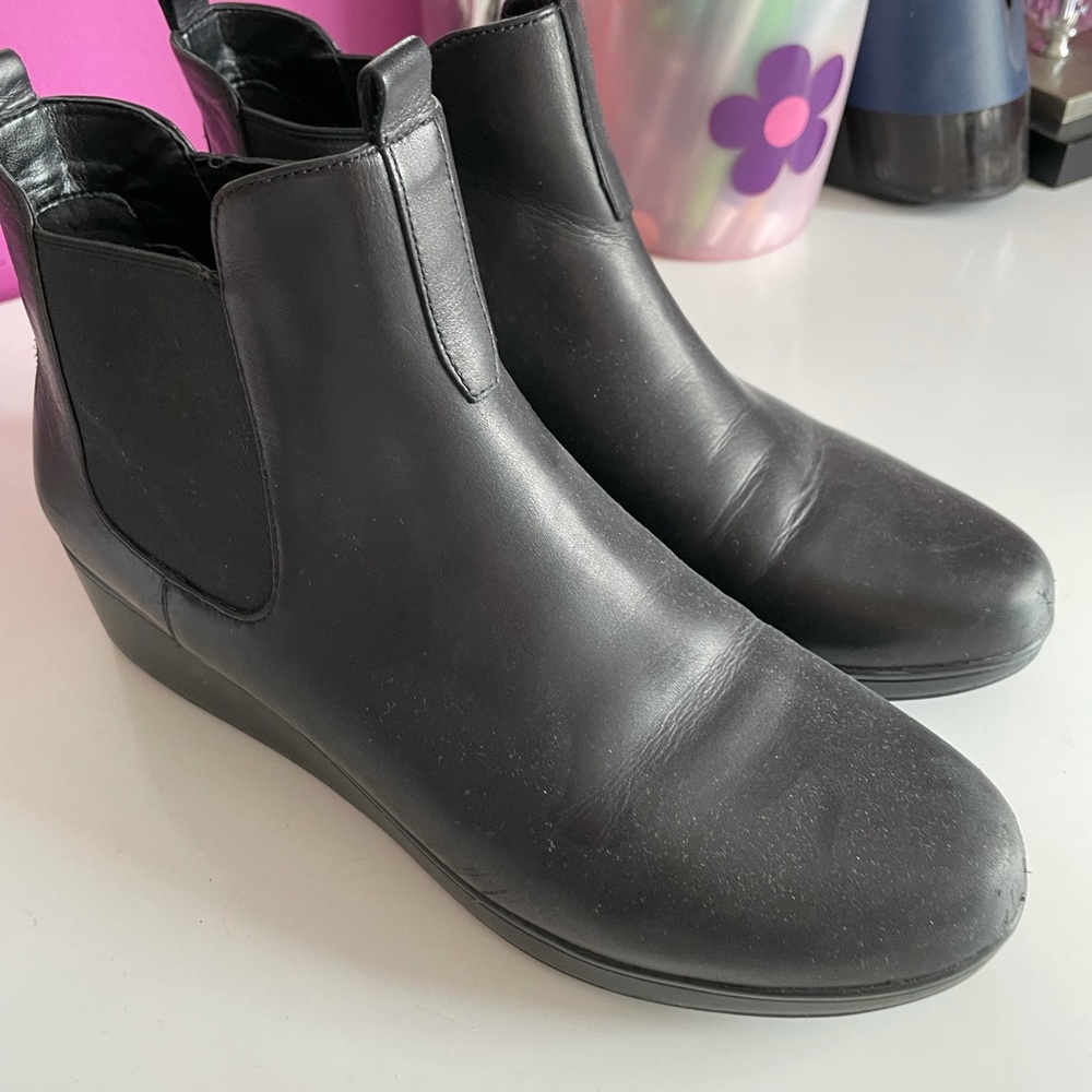 Cole Hann Black Booties